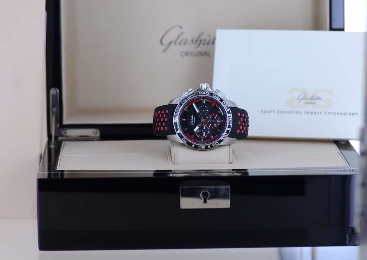 Glashütte Original Sport Evolution Chrono – Ref. 1-39-31-73-73-03, very good – Image 2/3